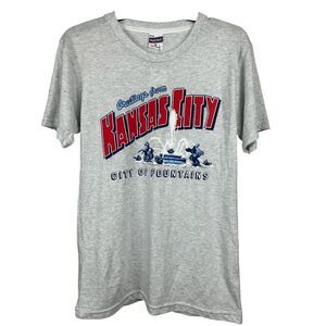 Charlie Hustle City of Fountains, Greetings from Kansas City Tee S